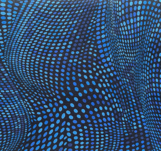 Andalucia Dots Sapphire by Jinny Beyer - RJR Fabrics