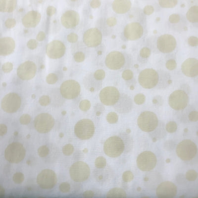 Cream background with Tan Dots - Batik Textiles