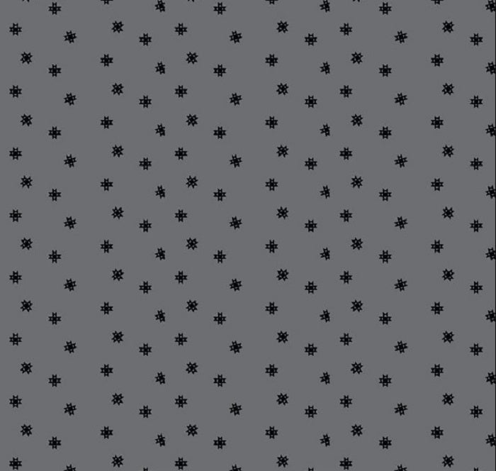 Blackout Ohio Star - Gray - Riley Blake Designs