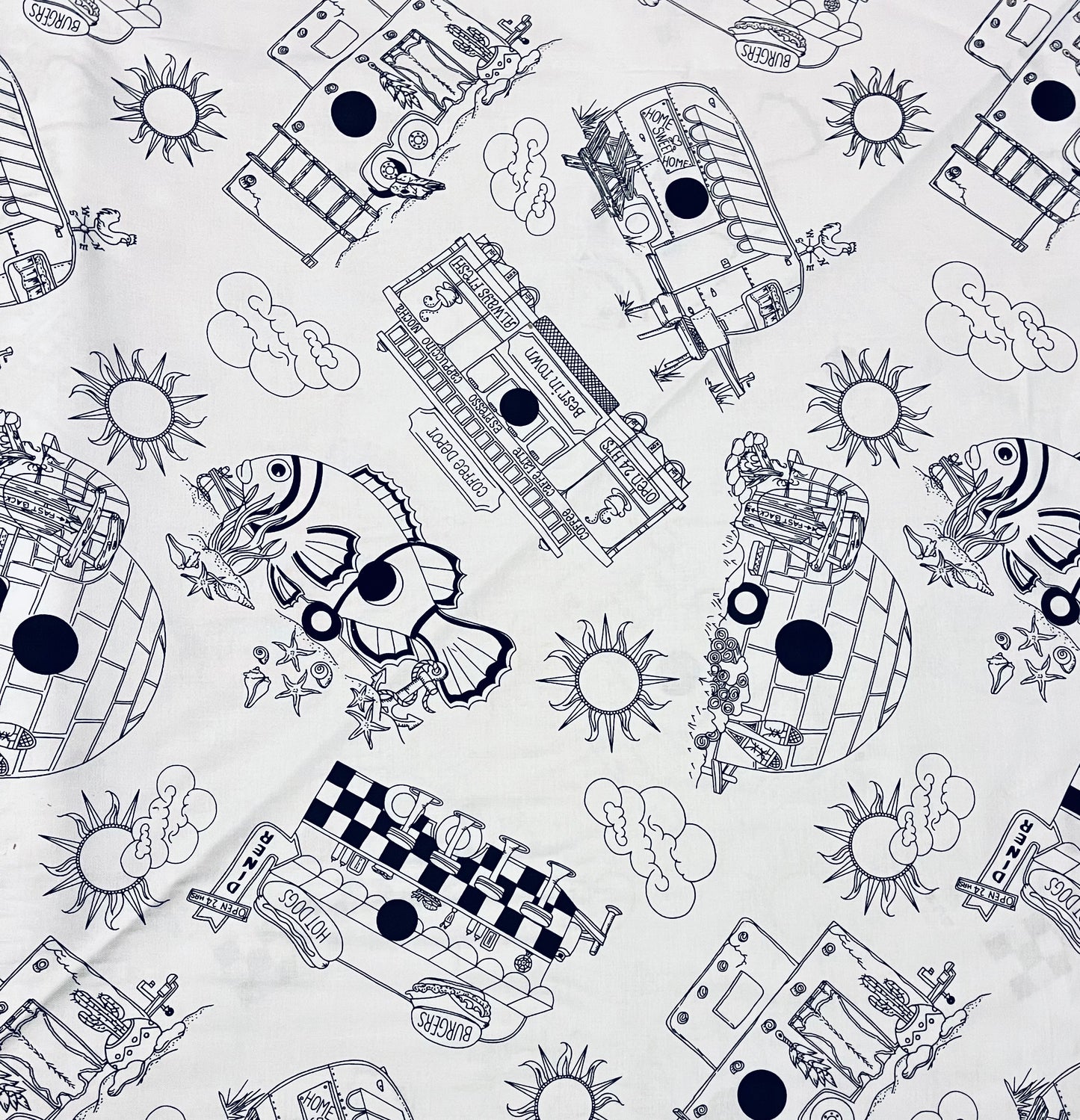 Let's Color Quilting Cotton