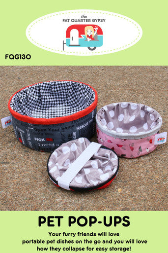 Pet Pop-ups Pattern