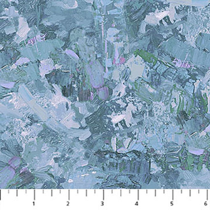 First Snow - Blue Texture - Northcott Fabrics