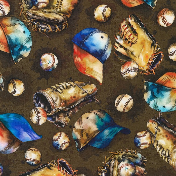 Game Day - Brown - Robert Kaufman Fabrics