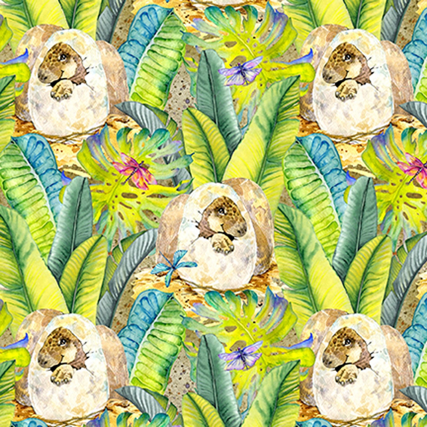 Dinosaur Friends - Hatchlings - In the Beginning Fabrics