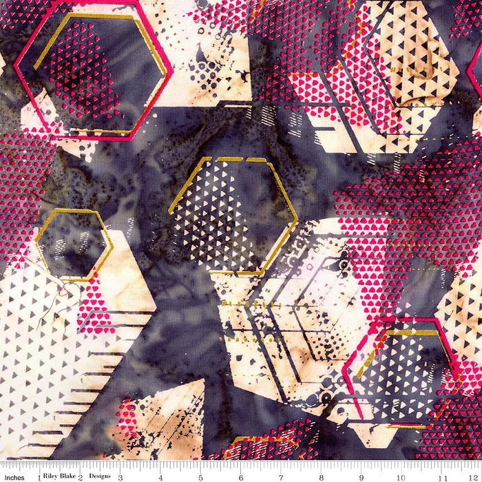 Expressions Batik - Let's Play Ball! Dancing Lights - Riley Blake Designs