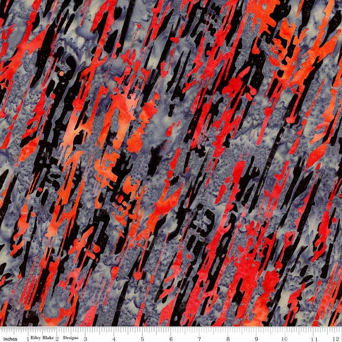 Expressions Batik - Let's Play Ball! Geranium - Riley Blake Designs