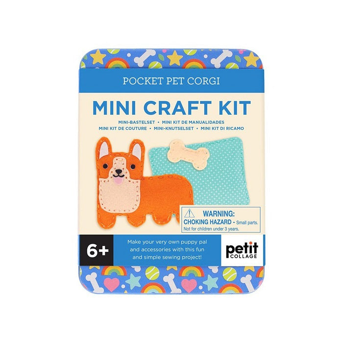 Mini Craft Kit - Pocket Pet Corgi - Petit Collage