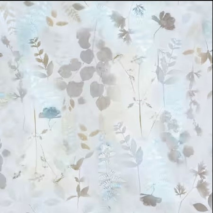 Naturescape - Pale Blue, Digital Large Botanical - Clothworks