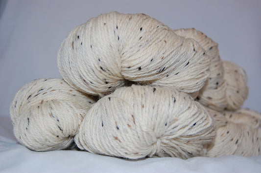 Queensland Collection - Rustic Tweed, Cream #101 - Knitting Fever