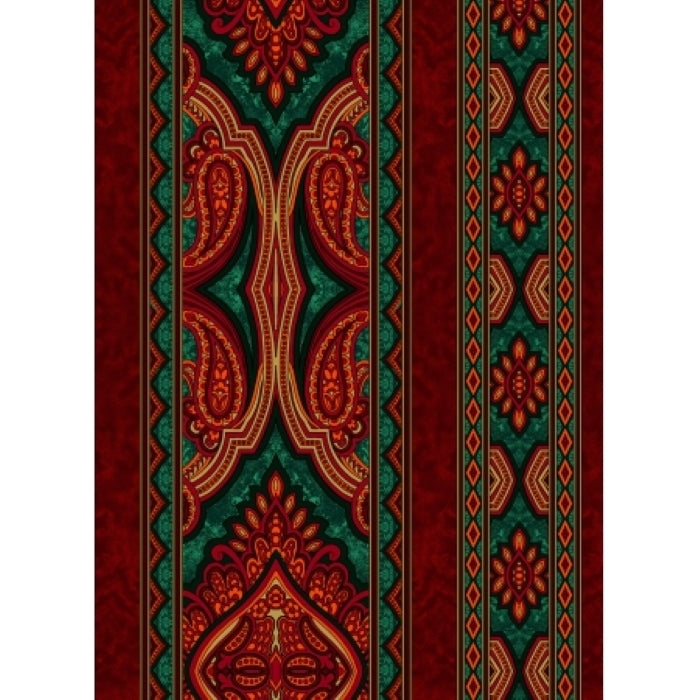 Holiday Aruba - Border Print - Red/Green - RJR Fabrics