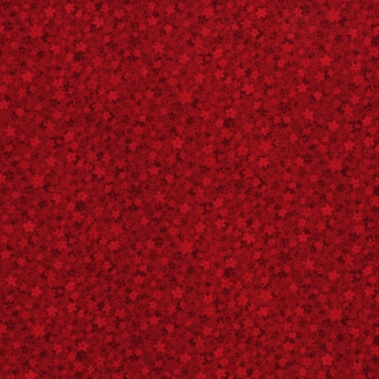Hopscotch - First Flowers - Happy Red - RJR Fabrics