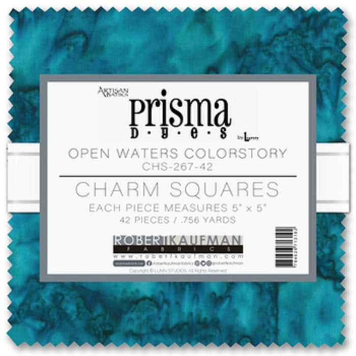 Artisan Batiks Prisma Dyes 5" - Open Waters Colorstory - Robert Kaufman Fabrics