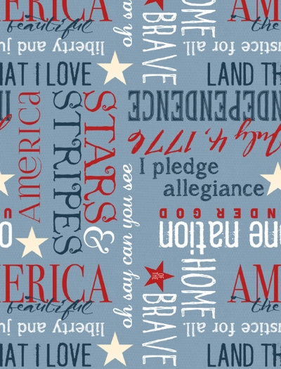 Heritage - Patriotic Words - Wilmington Prints