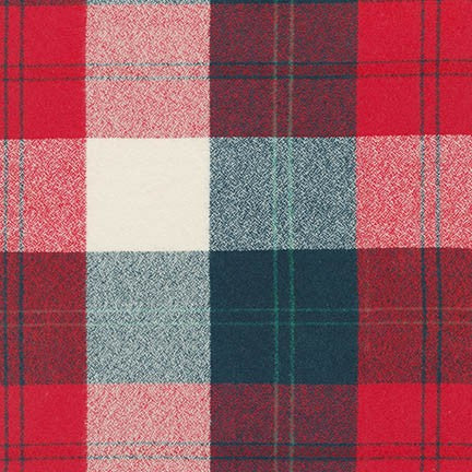 Mammoth Flannel - Americana Plaid - Robert Kaufman Fabrics