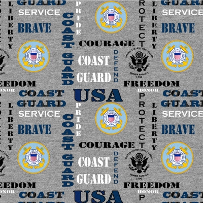 Coast Guards Heathers Words Blue - Sykel