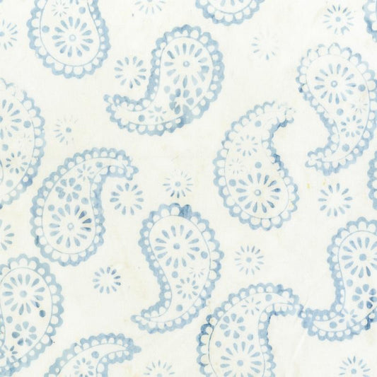 Magical Shine Paisley Blue - Anthology Fabrics