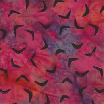 MCM With A Twist -- Aborignal Boomerangs - Batik Textiles