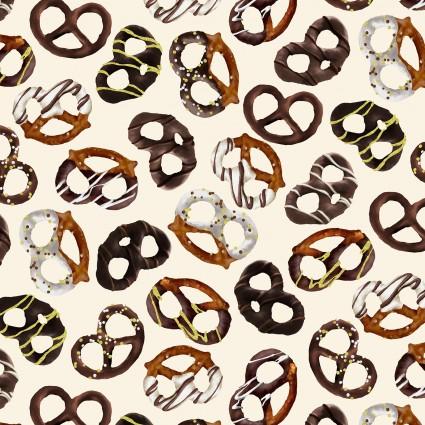 Chocololicious -- Chocolate Pretzel Cream - Benartex