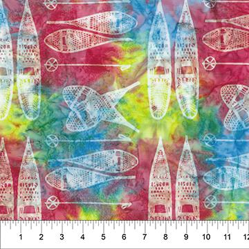 Banyon Batik Elevation -Snow Shoes - Northcott