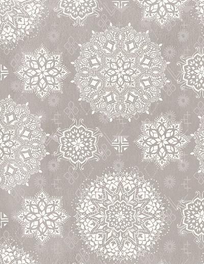 Paisley Place -- Mandalas Gray - Wilmington Prints
