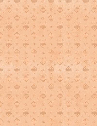 Paisley Place - Geometric Orange - Wilmington Prints