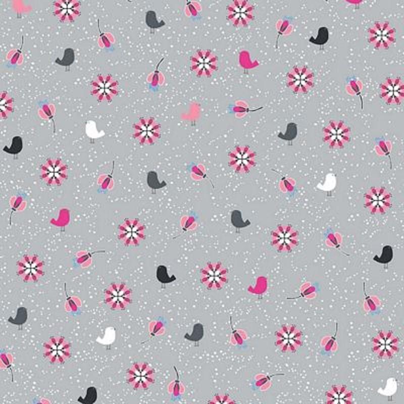 Birds Rose - Stoffabrics