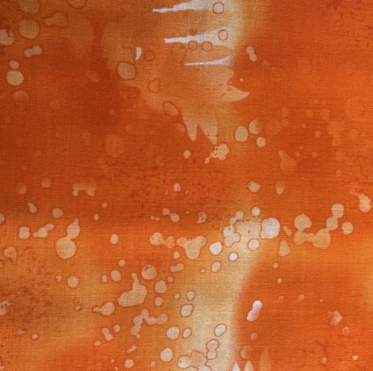 Fossil Fern - Orange - Benartex