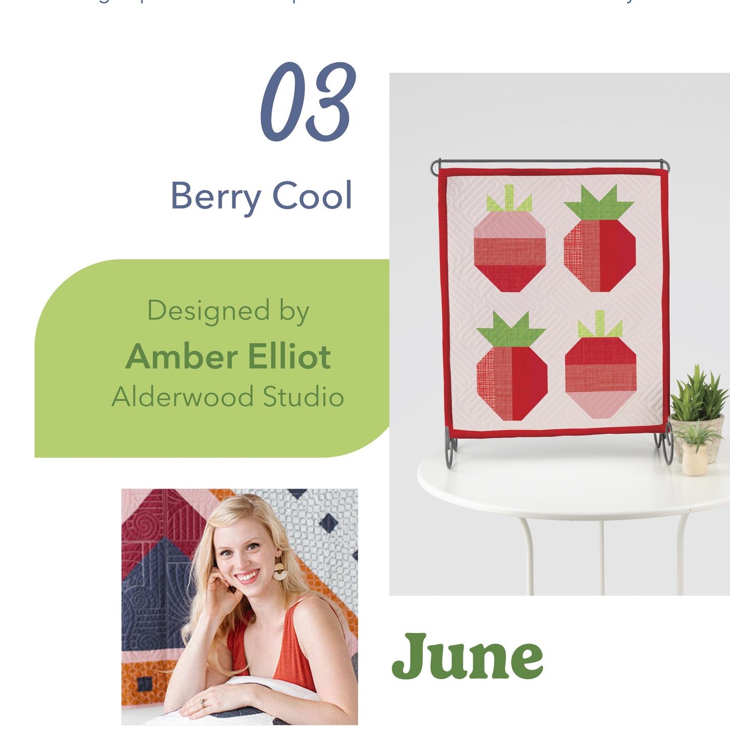 June Berry Cool Tabletop Banner Kit - Riley Blake Designs