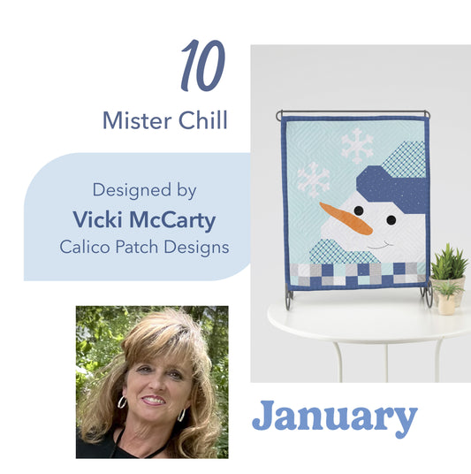 January Mister Chill Tabletop Banner Kit - Riley Blake Designs