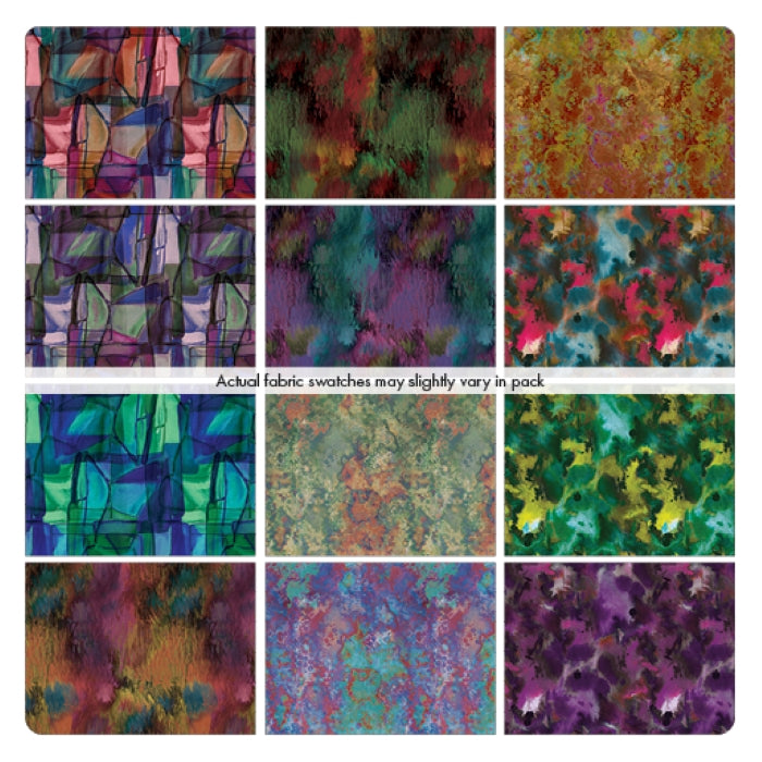 Reflections 10"x10" Squares Pack - Benartex