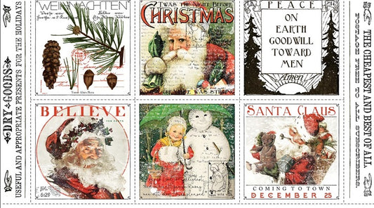 Classic Christmas - Christmas Patch Panel - Riley Blake Designs