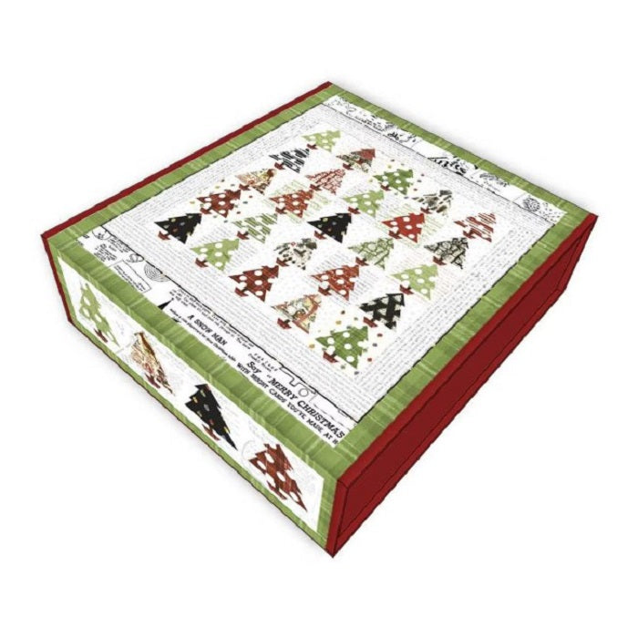 Classic Christmas Tannenbaum Patch Quilt Kit - Riley Blake Designs
