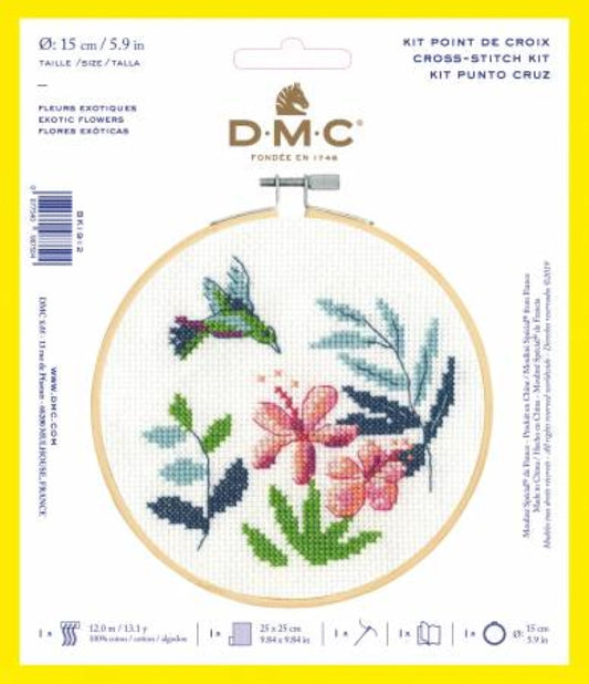 Stitch Kit XS Exotic Flowers - DMC