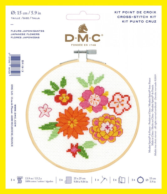 Stitch Kit XS Japanese Flowers - DMC