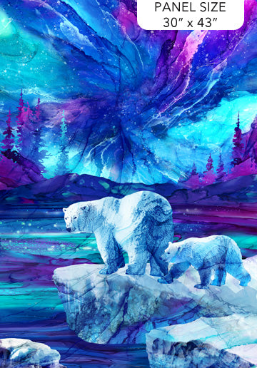 Illuminations - Polar Bear Panel - Northcott