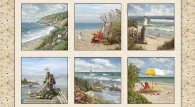 Coastal Dreams Panel - Sand - Elizabeth's Studio