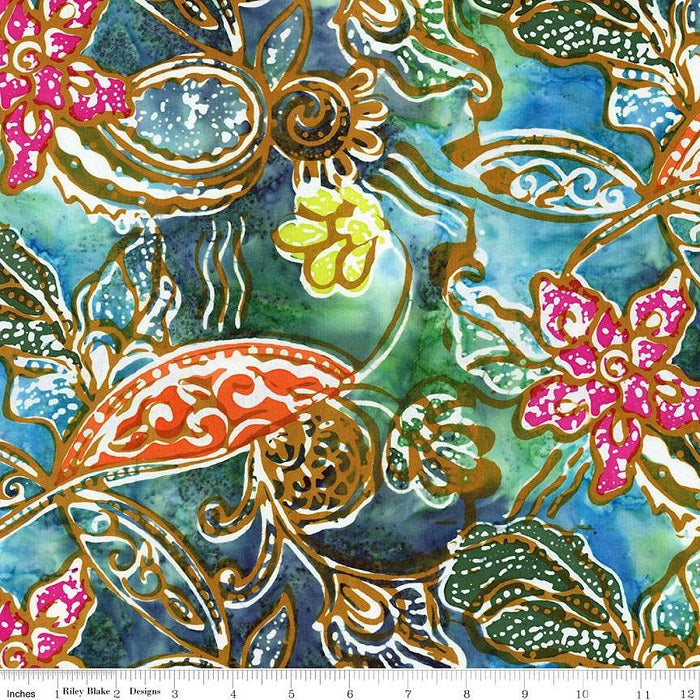 Expressions Batiks Express Yourself! - Vintage Sogan, Garden Party - Riley Blake Designs