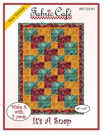 It's A Snap Quilt Pattern - Fabric Cafe