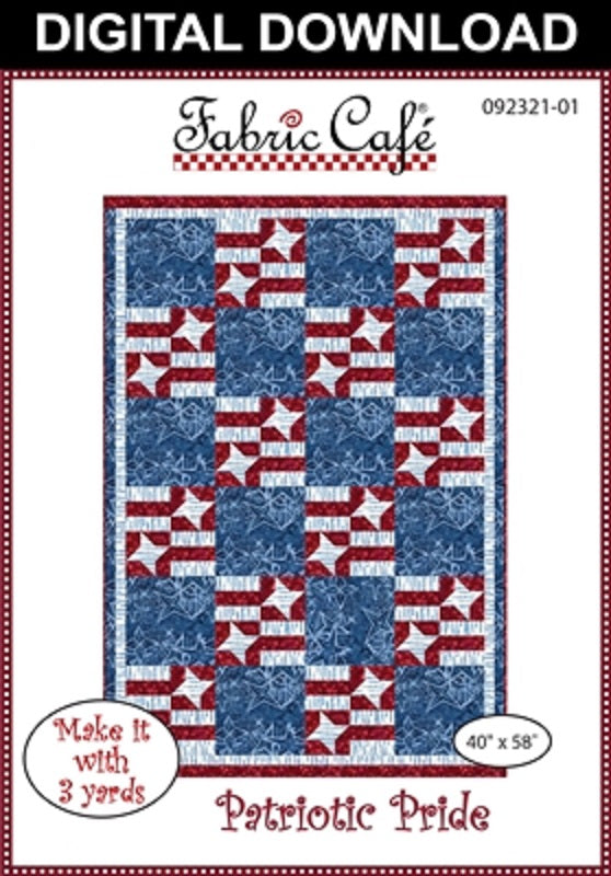 Patriotic Pride Quilt Pattern - Fabric Cafe