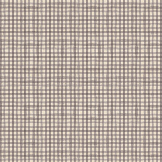 1/4 Yard Farmhouse Chic - Taupe Gingham - Wilmington Prints