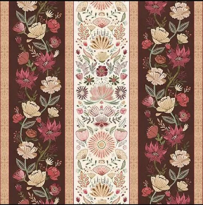 Floralscape - Repeating Stripe - Wilmington Prints