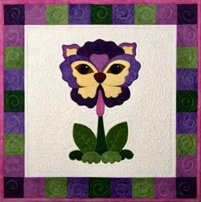 Pansy Faced Pooch - Story Quilts