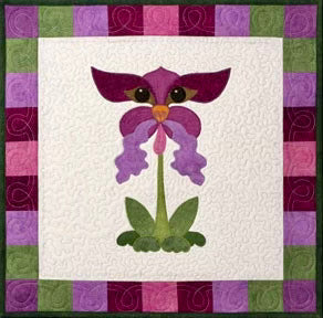 Orchid Terrier - Blooming Dogs - Story Quilts