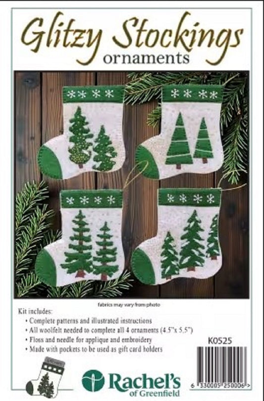 Glitzy Stockings Ornaments Kit - Rachel's of Greenfield