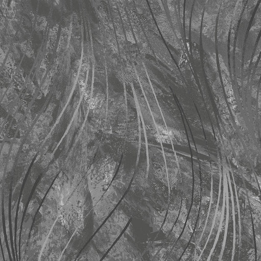 Beautiful Backing - 108" Go with the Flow, Dark Grey - Maywood Studio