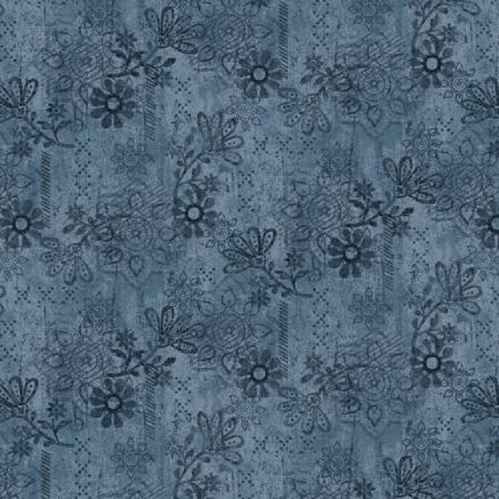 Where the Wind Blows - Blue - Henry Glass Fabrics