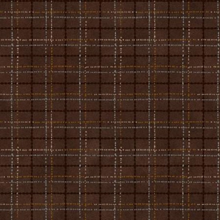 Where the Wind Blows - Brown Burly Plaid Flannel - Henry Glass Fabrics