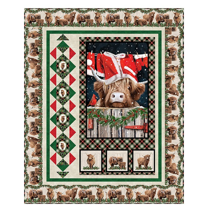 Highland Heart - A Highland Christmas Quilt Pattern - Northcott Fabrics
