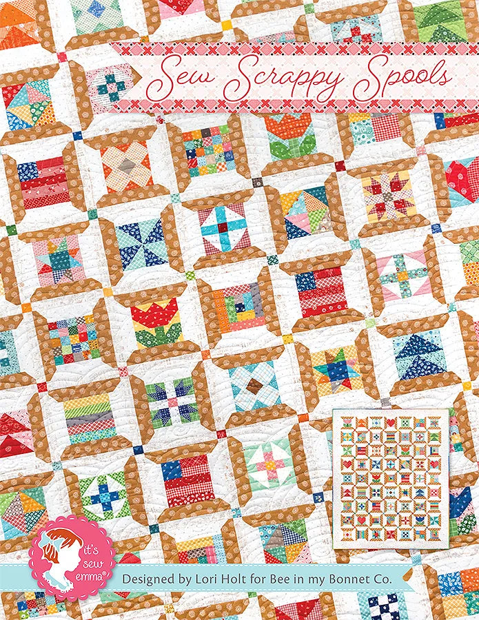 Sew Scrappy Spools Quilt Along