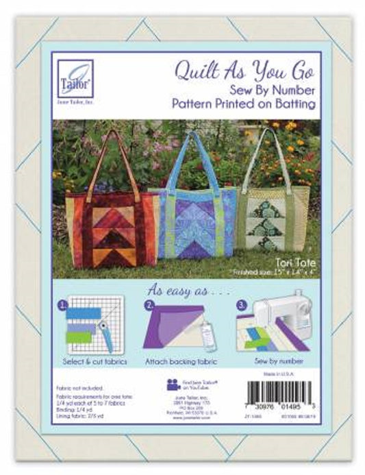 Quilt As You Go Tori Totes - June Tailor